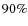$90\%$