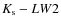 $K_{\rm s} - LW2$