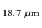 $_{\rm 18.7~\mu m}$