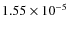 $1.55\times 10^{-5}$