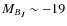$M_{B_J}\sim -19$