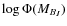 $\log \Phi(M_{B_J})$