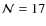 ${\cal N}= 17$