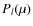 $P_l (\mu)$