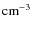 ${\rm cm^{-3}}$
