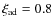 $\xi _{{\rm ad}}=0.8$