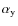 $\alpha_{{\rm y}}$