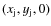 $(x_{{\rm j}},y_{{\rm j}},0)$