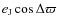 $e_{\rm J}\cos\Delta\varpi$