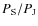 $P_{\rm S}/P_{\rm J}$