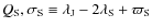 $Q_{\rm S},
\sigma_{\rm S}\equiv\lambda_{\rm J}-2\lambda_{\rm S}+\varpi_{\rm S}$