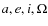 $a, e, i, \Omega$