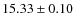 $15.33 \pm 0.10$