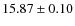 $15.87 \pm 0.10$