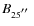 $B_{25\hbox{$^{\prime\prime}$ }}$