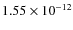 $1.55\times10^{-12}$