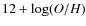 $12+\log(O/H)$
