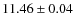 $11.46\pm0.04$