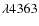$\lambda4363$