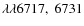 $\lambda\lambda6717,\;6731$