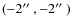 $(-2\hbox{$^{\prime\prime}$ },-2\hbox{$^{\prime\prime}$ })$