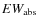 $EW_{\rm abs}$