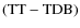 $(\rm TT-TDB)$