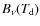 $B_\nu(T_{\rm d})$