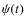 $\psi (t)$