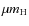 $\mu m_{\rm H}$