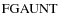 $\rm FGAUNT$