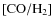 $\rm {[CO/H_2]}$