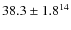 $38.3\pm1.8^{14}$