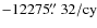 $-12275\hbox{$.\!\!^{\prime\prime}$ }32/{\rm cy}$