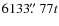 $6133\hbox{$.\!\!^{\prime\prime}$ }77t$