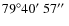 $79\degr40\hbox{$^\prime$ }57\hbox{$^{\prime\prime}$ }$