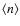 $\langle n\rangle$