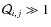 $\mathcal{Q}_{i,j} \gg 1$