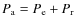 $P_{\rm a}=P_{\rm e}+P_{\rm r}$
