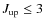 $J_{\rm {up}}\leq 3$