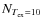 $N_{T_{\rm ex}=10}$