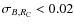 $\sigma_{B,R_{\rm C}}<0.02$