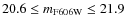 $20.6\leq m_{\rm {F606W}}\leq21.9$
