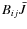 $B_{ij}\bar{J}$