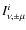 $I^i_{\nu,\pm\mu}$