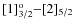 ${\rm [1]^o_{3/2}{-}[2]_{5/2}}$