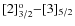 ${\rm [2]^o_{3/2}{-}[3]_{5/2}}$