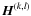 ${\vec H}^{(k,l)}$