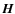 ${\vec H}$