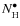 $N^{\bullet}_{\rm H}$
